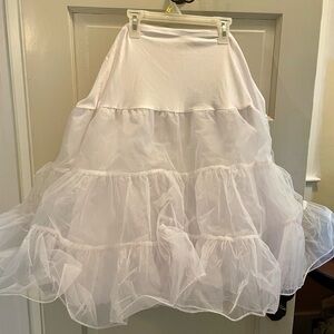 White Crinoline.  Size XXL